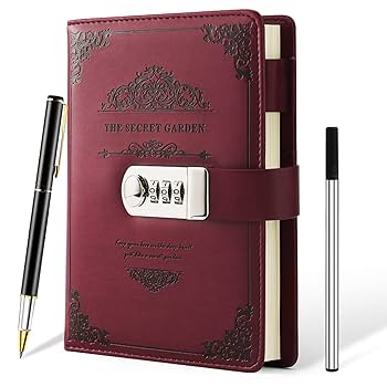 Amazon.co.jp: XIYUNTE 日記 ロックとペン付き A5 PUレザー